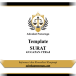 surat gugatan cerai