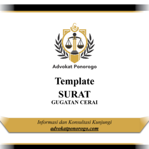 surat gugatan cerai